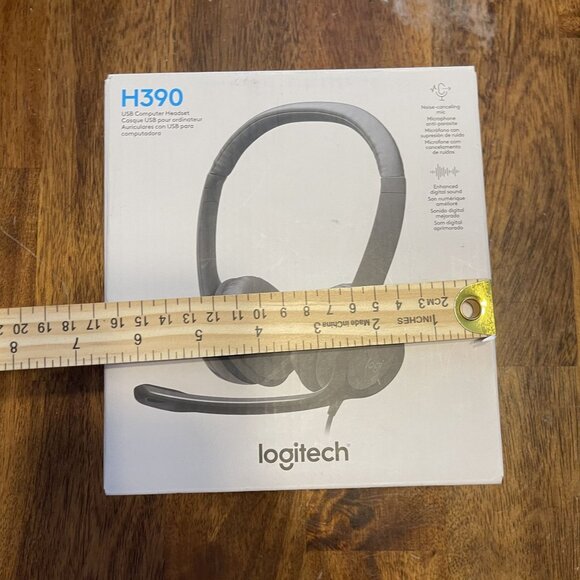 Logitech Computer Headset H390 USB Noise Canceling Mic & Enhanced Digital Sound - Picture 16 of 16